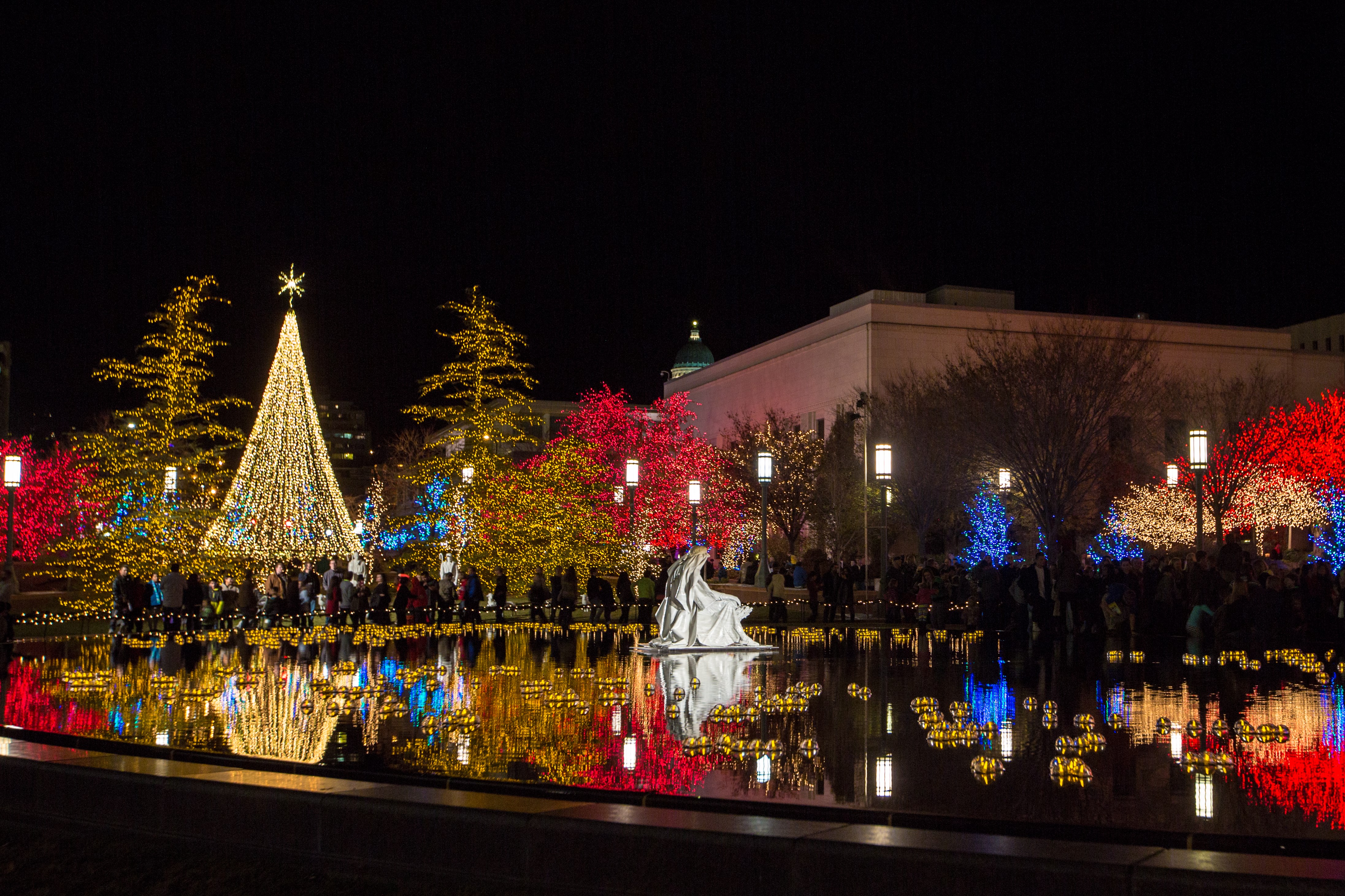Temple Square lights3 2014