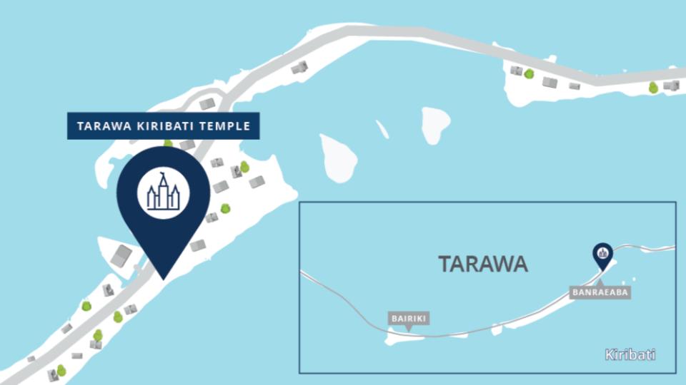 Tarawa Kiribati Temple Map 2