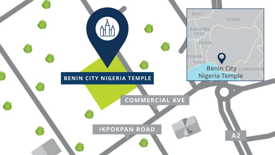 Benin-City-Nigeria-Temple-map