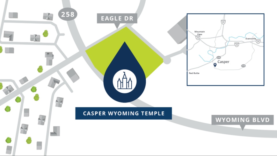 Casper-Wyoming-Temple-Location-Map