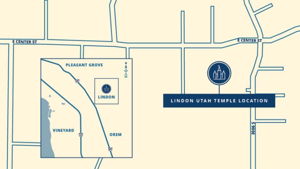 Lindon Temple Location 