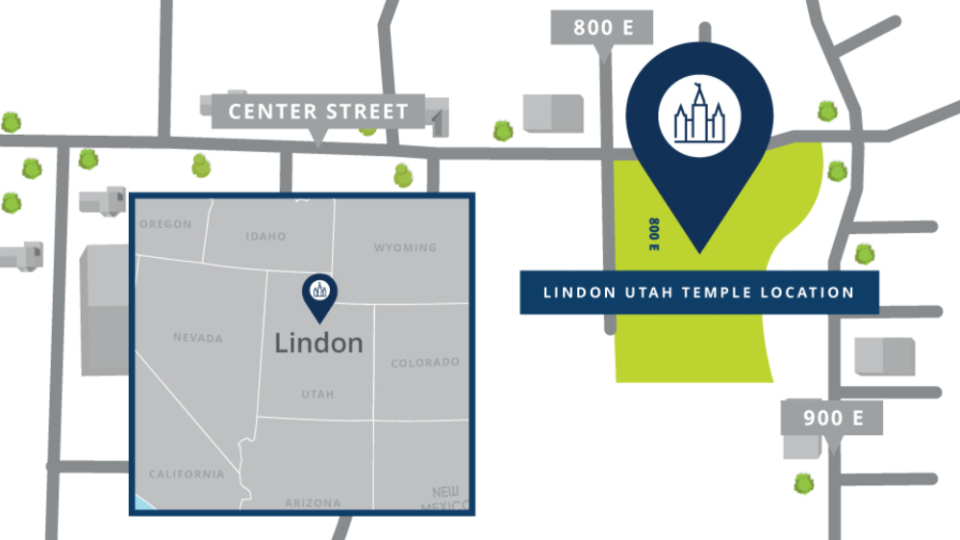 Lindon-Utah-Temple-Map
