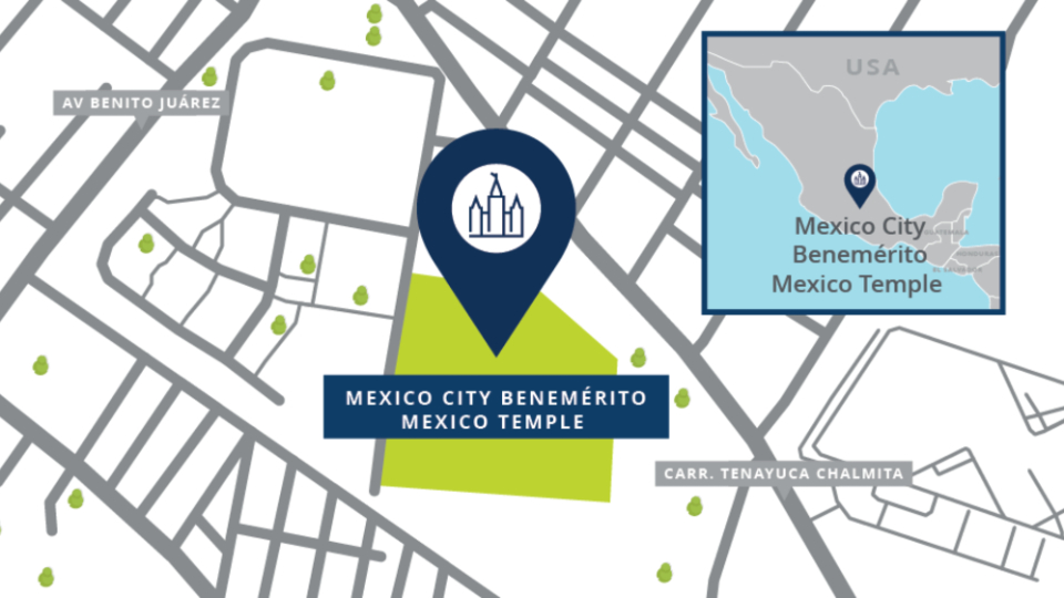 Mexico-City-Benemerito-Mexico-Temple-Map