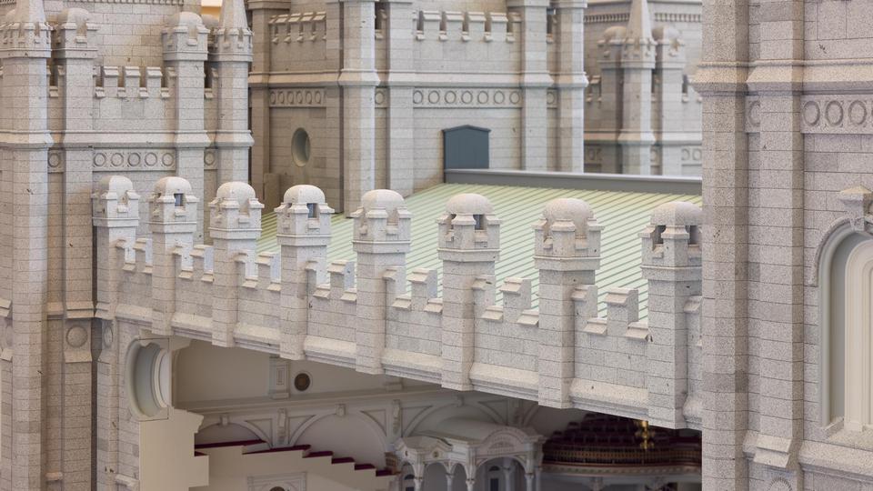 Scaled Model Provides Salt Lake Temple Open House Experience