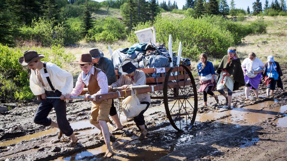 Local youth step back in time as Mormon pioneers' journey