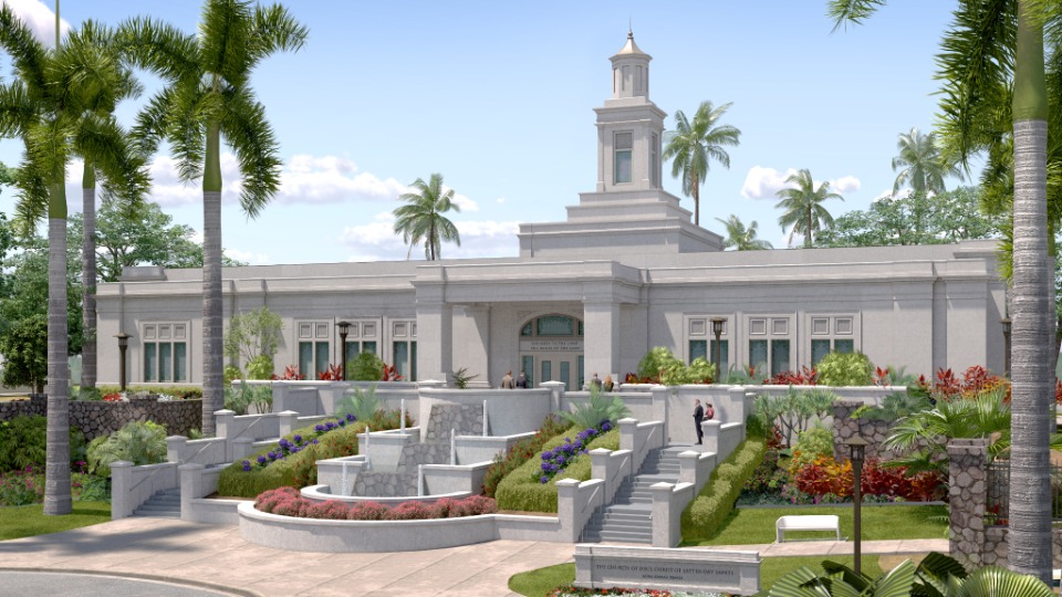 Kona Hawaii Temple rendering