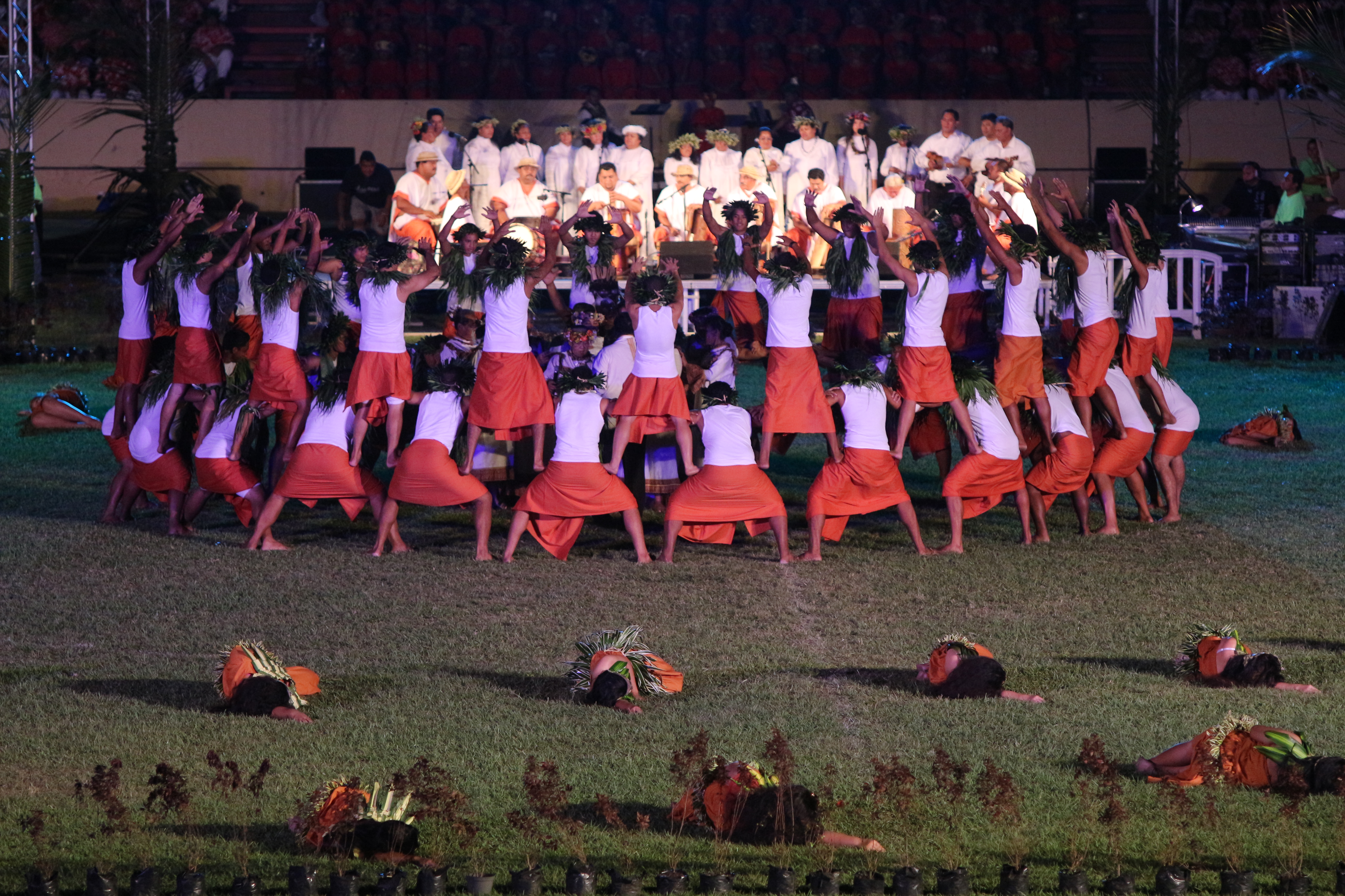 French Polynesia Youth Dancing May 2014
