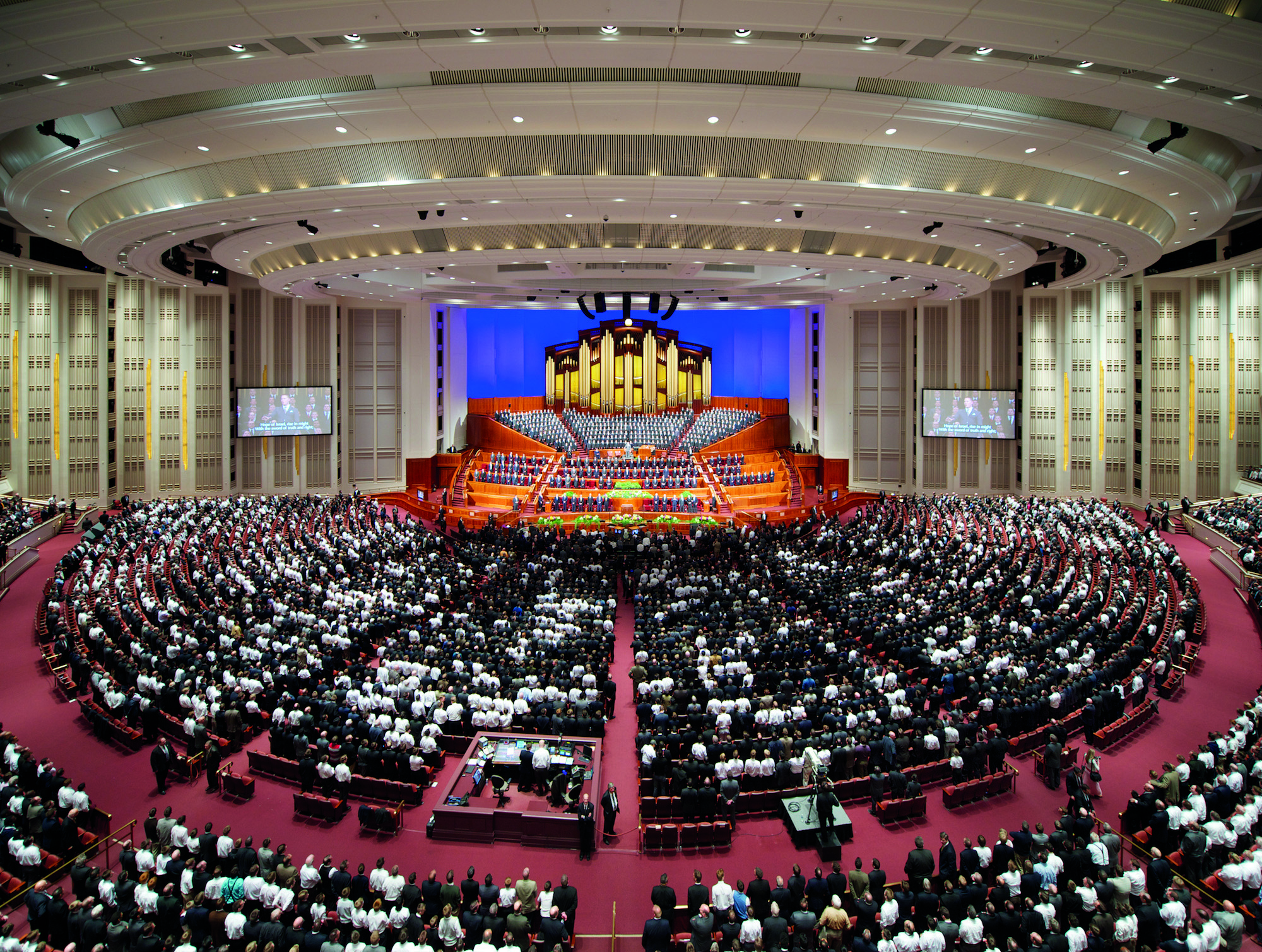Mormonism in Pictures Preparing for a Worldwide General Conference